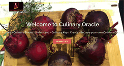 Desktop Screenshot of culinaryoracle.com